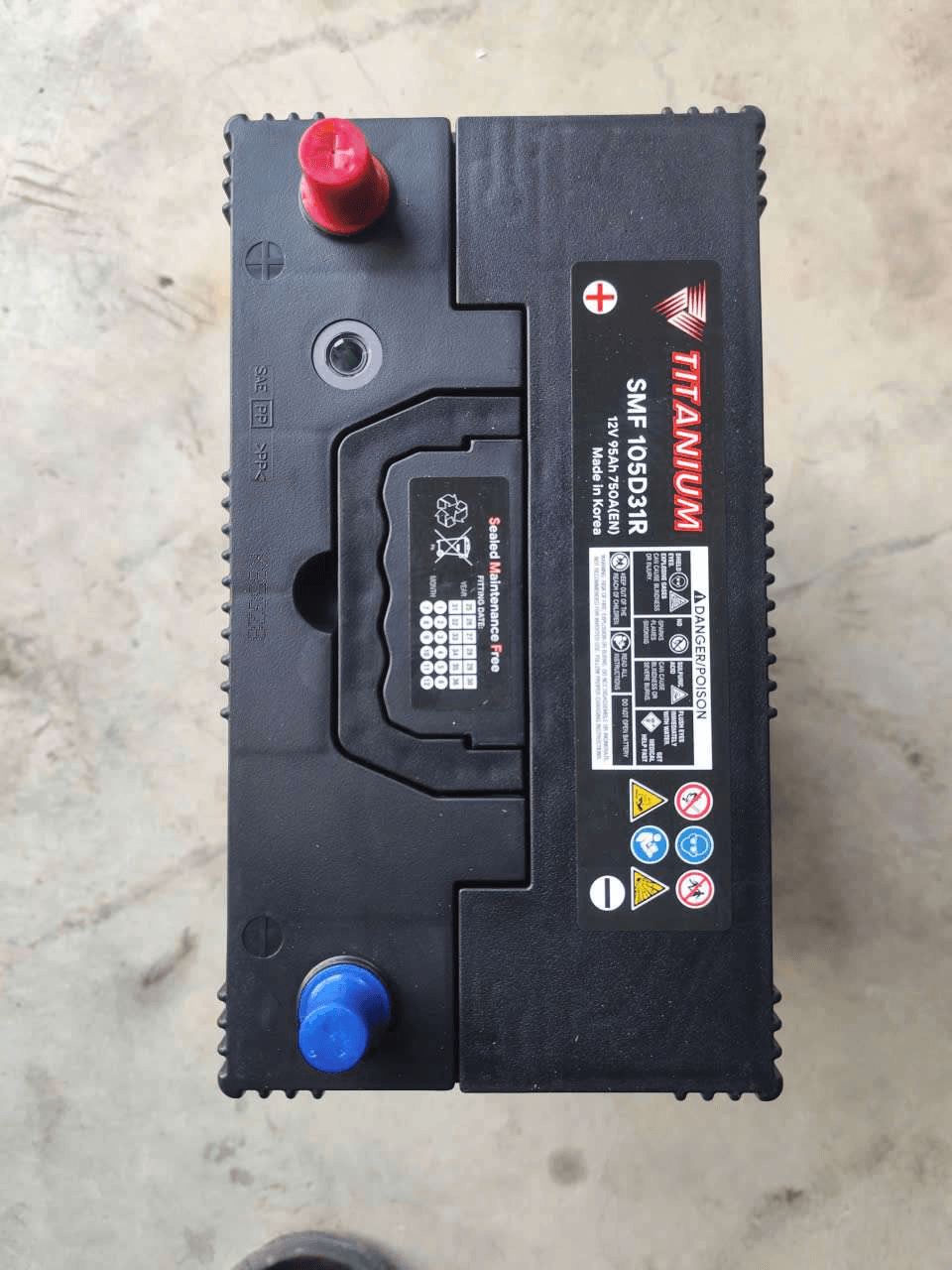 Ắc quy TITANIUM SMF 105D31R