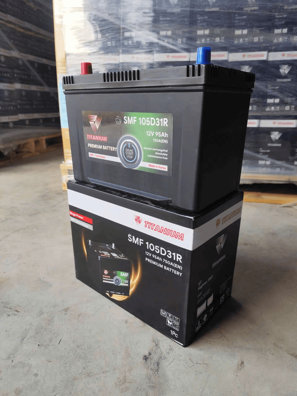 Ắc quy TITANIUM SMF 105D31R thumbnail 2