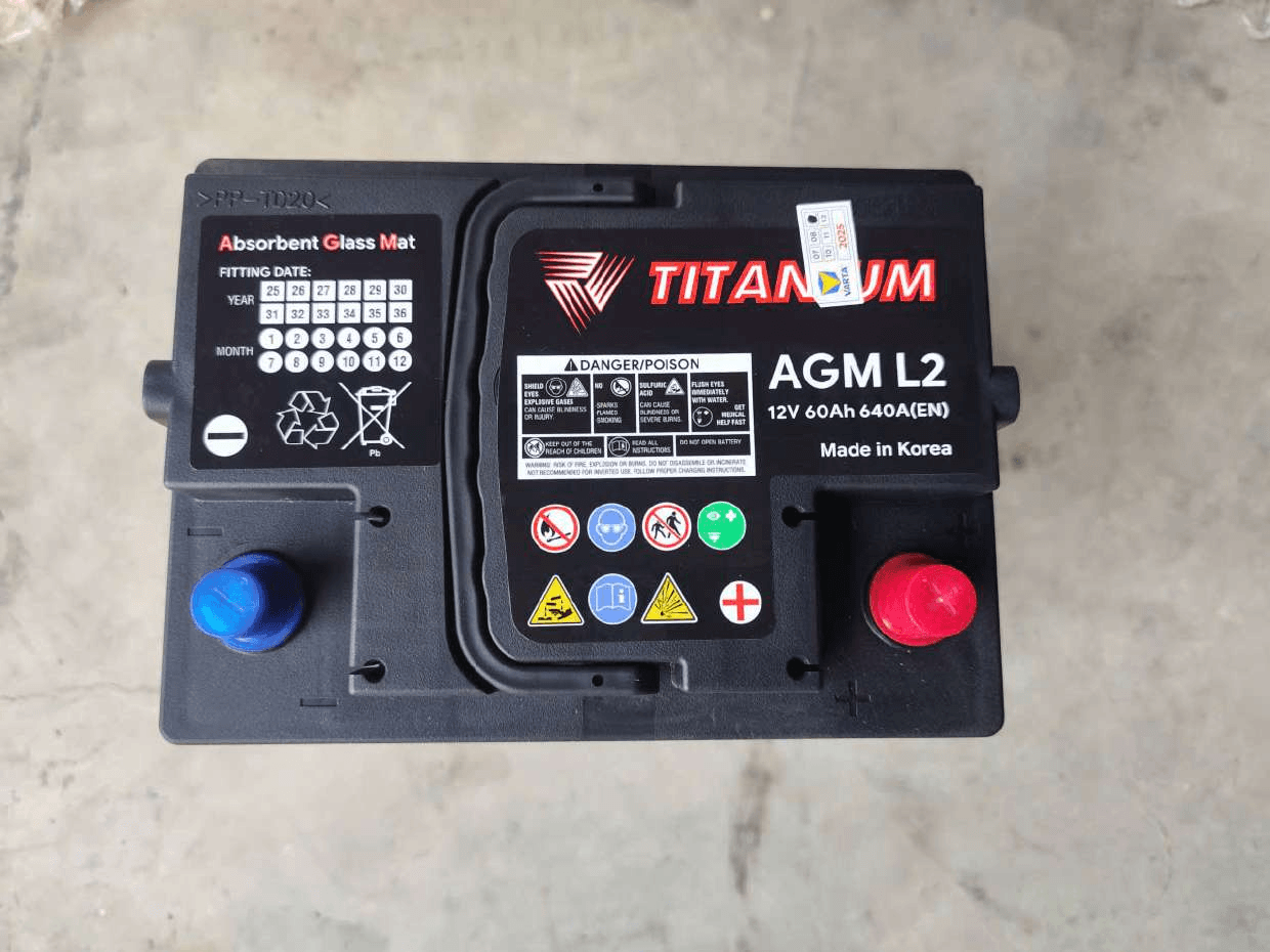 Ắc quy TITANIUM AGM L2 thumbnail 2