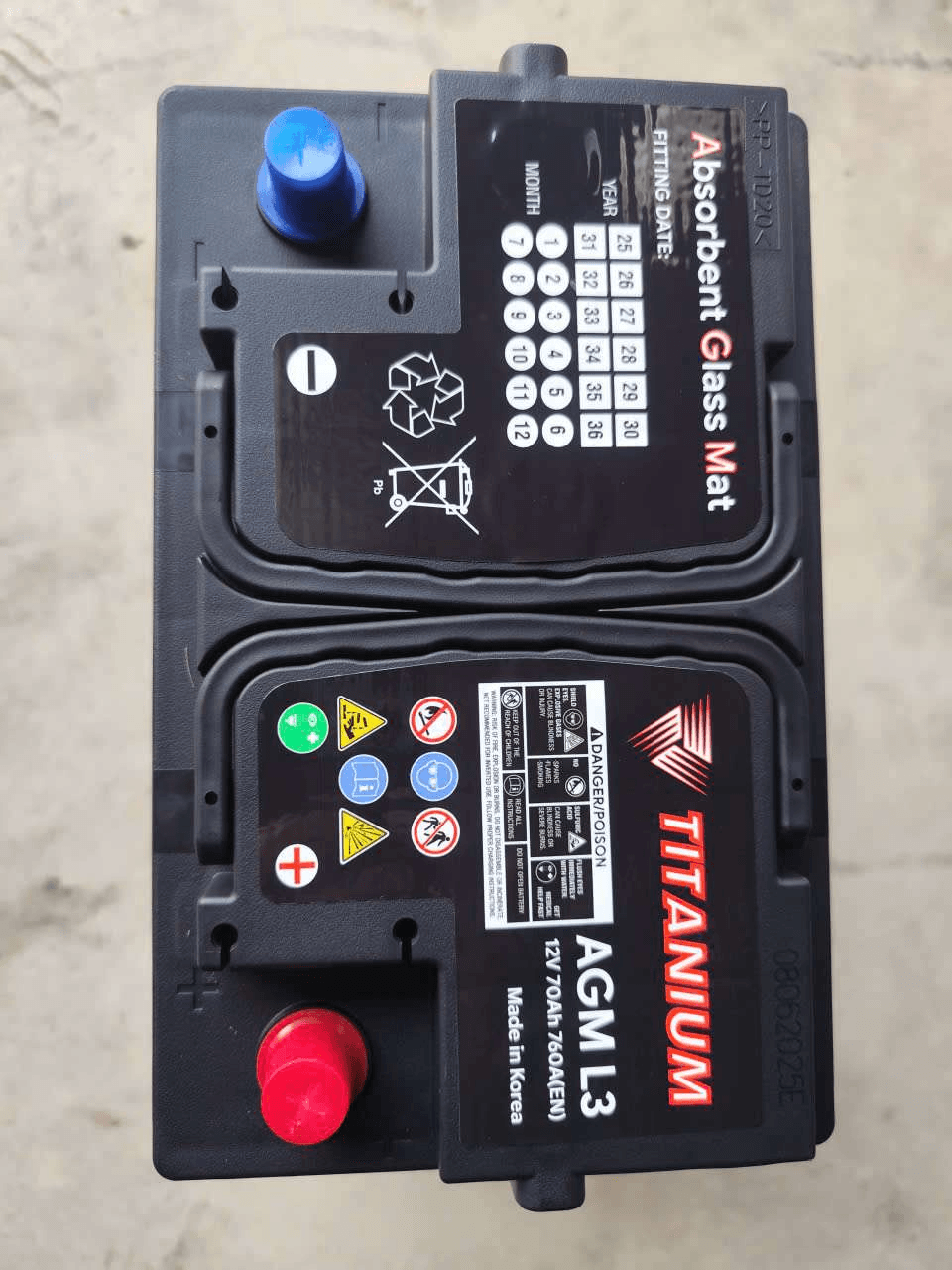 Ắc quy TITANIUM AGM L3