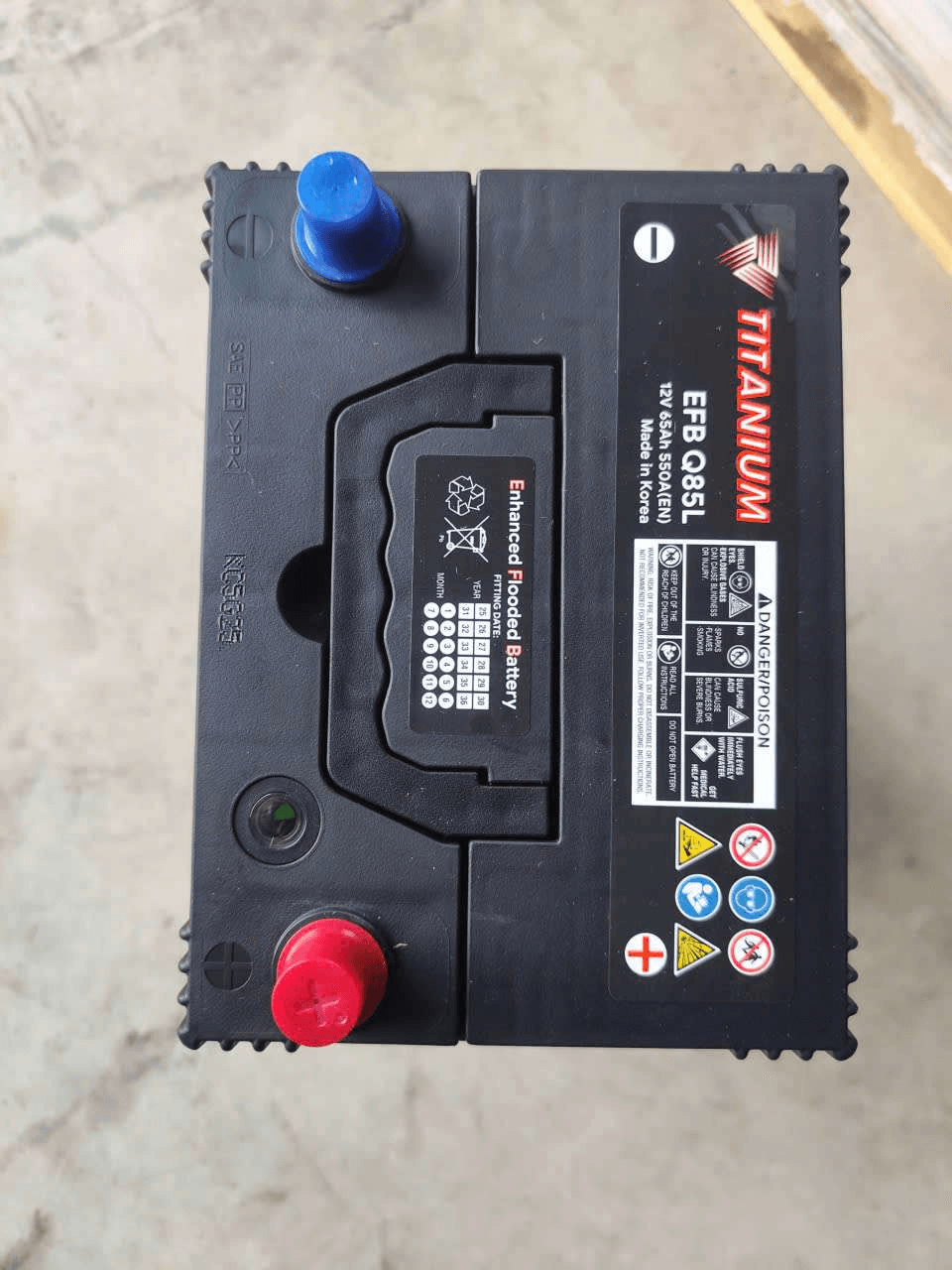 Ắc quy TITANIUM EFB Q85L