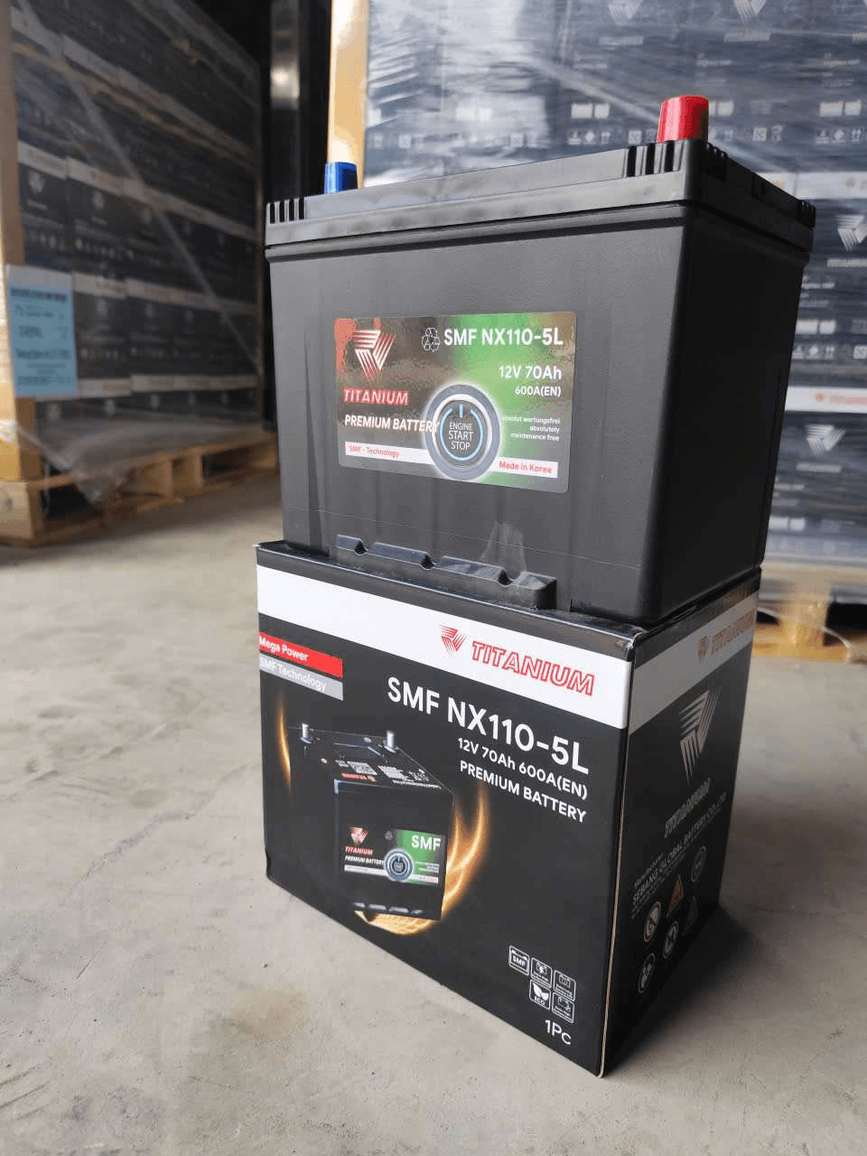 Ắc quy TITANIUM SMF NX110-5L / 5R