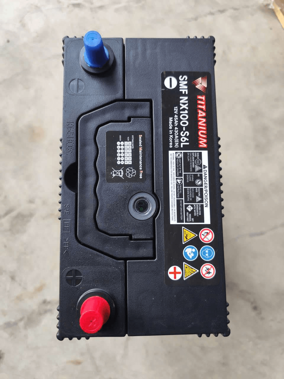 Ắc quy TITANIUM SMF NX100-S6L / S6LS