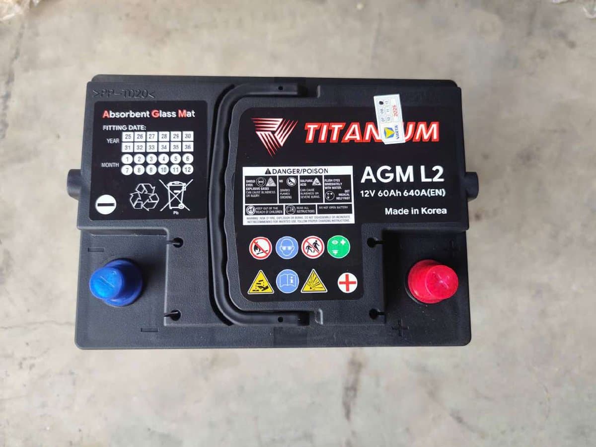 Ắc quy TITANIUM AGM L2 thumbnail 2