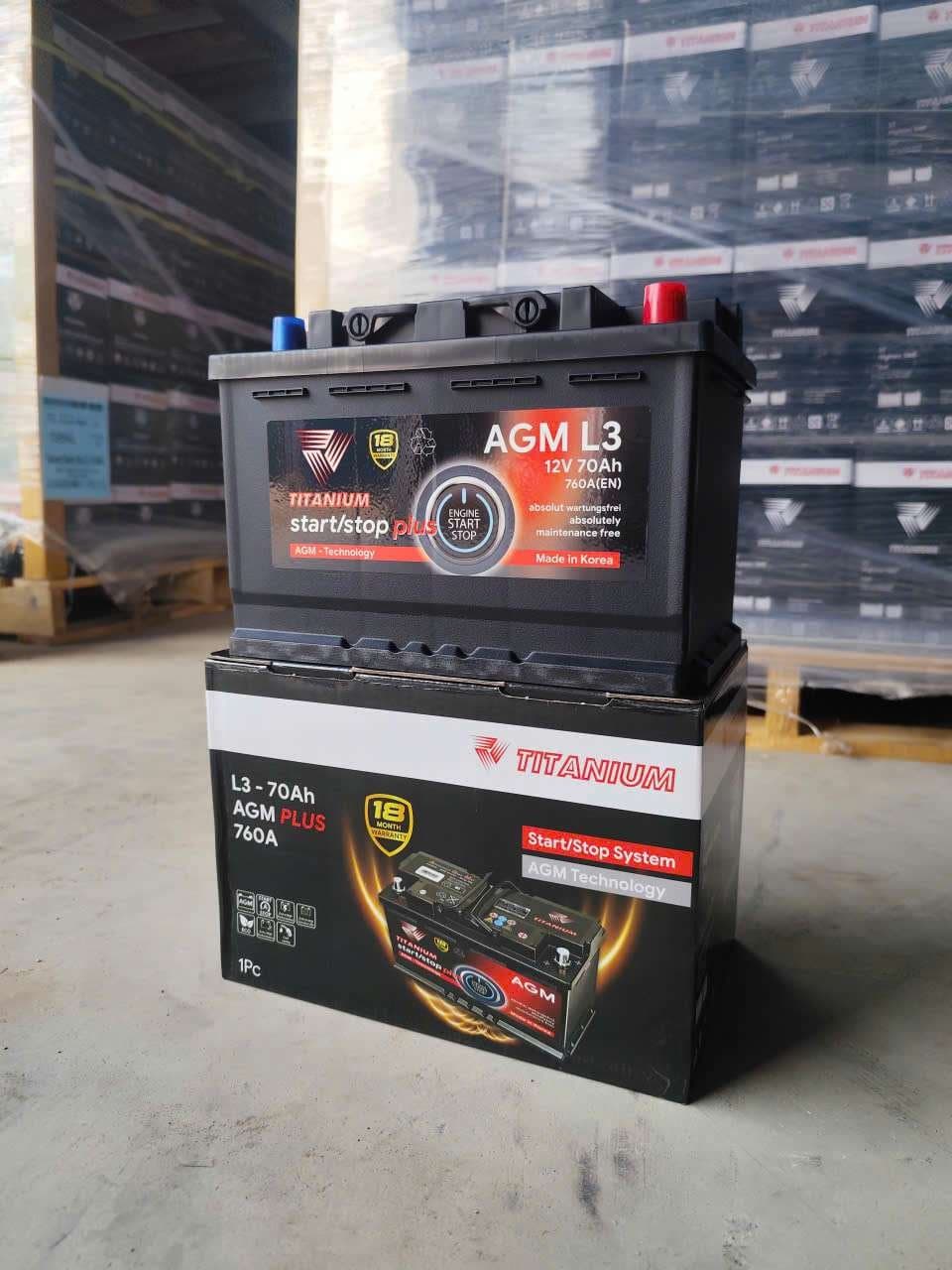 Ắc quy TITANIUM AGM L3