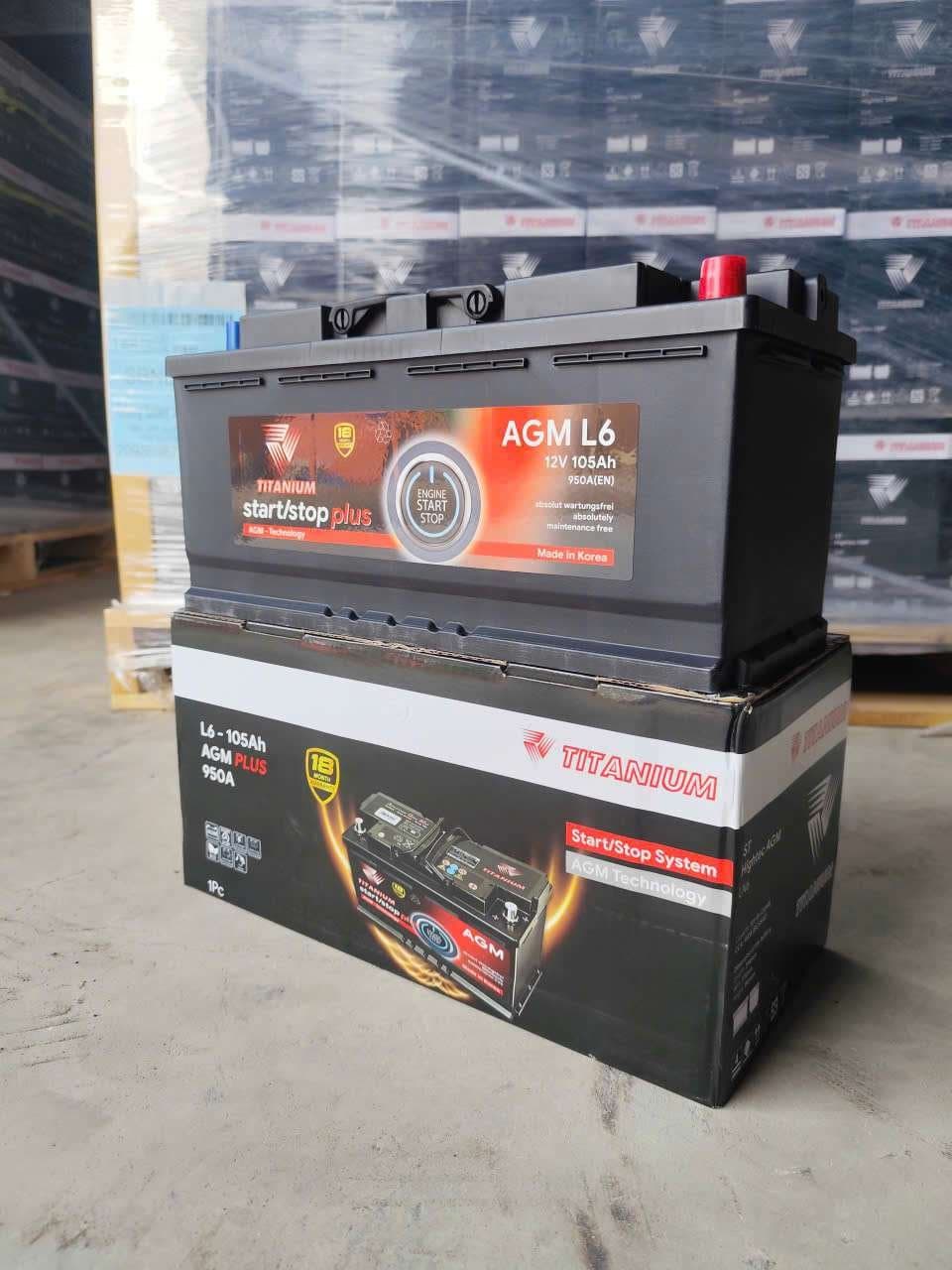 Ắc quy TITANIUM AGM L6