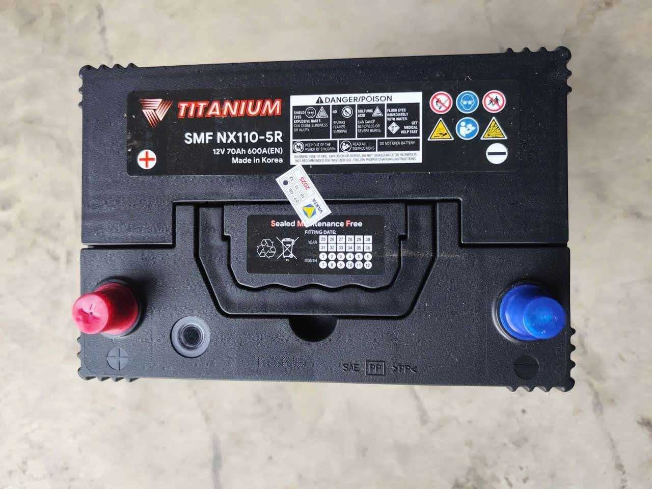 Ắc quy TITANIUM SMF NX110-5L / 5R thumbnail 4