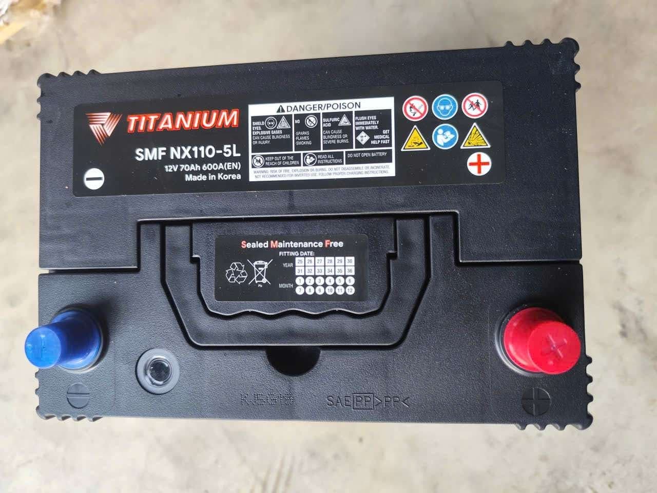 Ắc quy TITANIUM SMF NX110-5L / 5R thumbnail 2