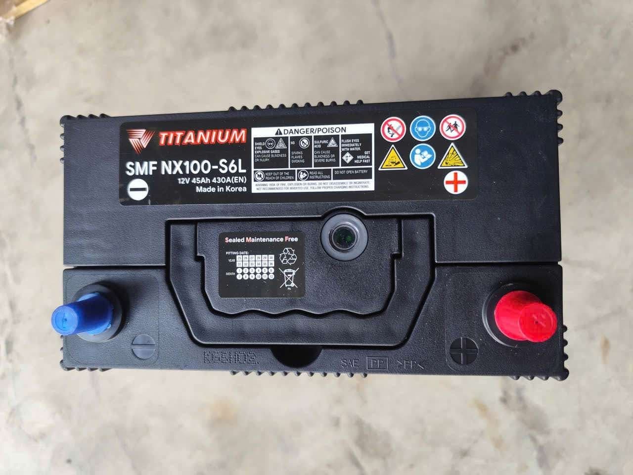 Ắc quy TITANIUM SMF NX100-S6L / S6LS