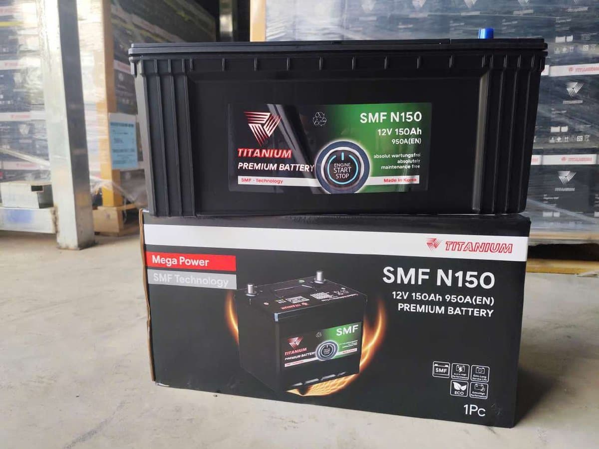 Ắc quy TITANIUM SMF N150 ảnh 1